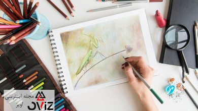نقاشی با مداد رنگی